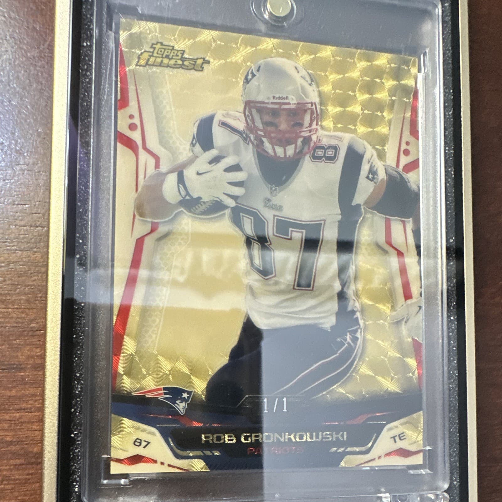 Rob Gronkowski Superfractor 2014 Topps Finest