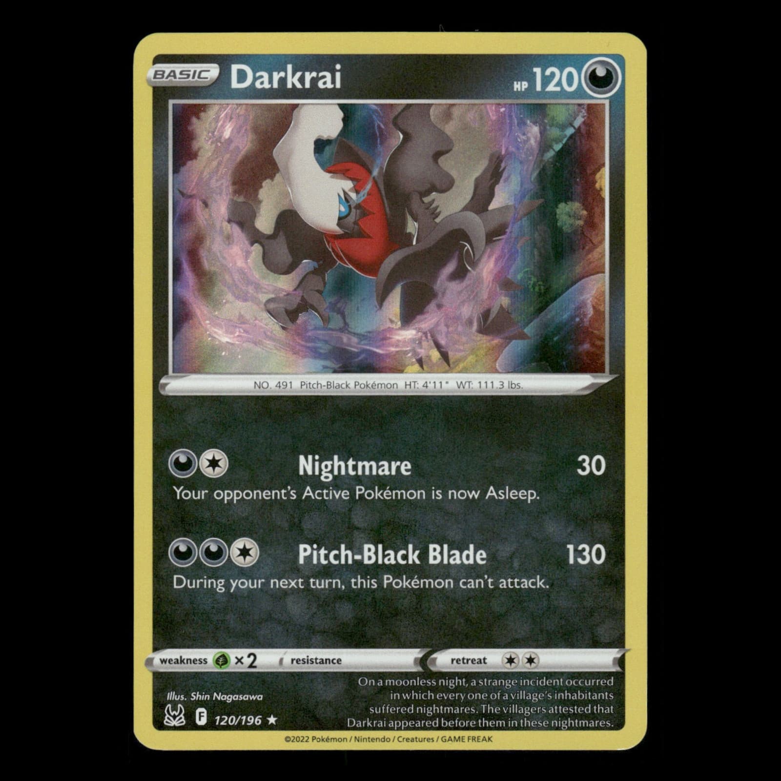 Darkrai Sword 2022 Unknown 2022 Unknown foil