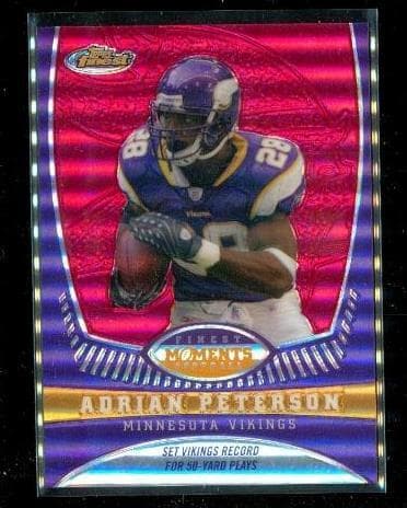 Moments Adrian Peterson 2008 Topps Finest