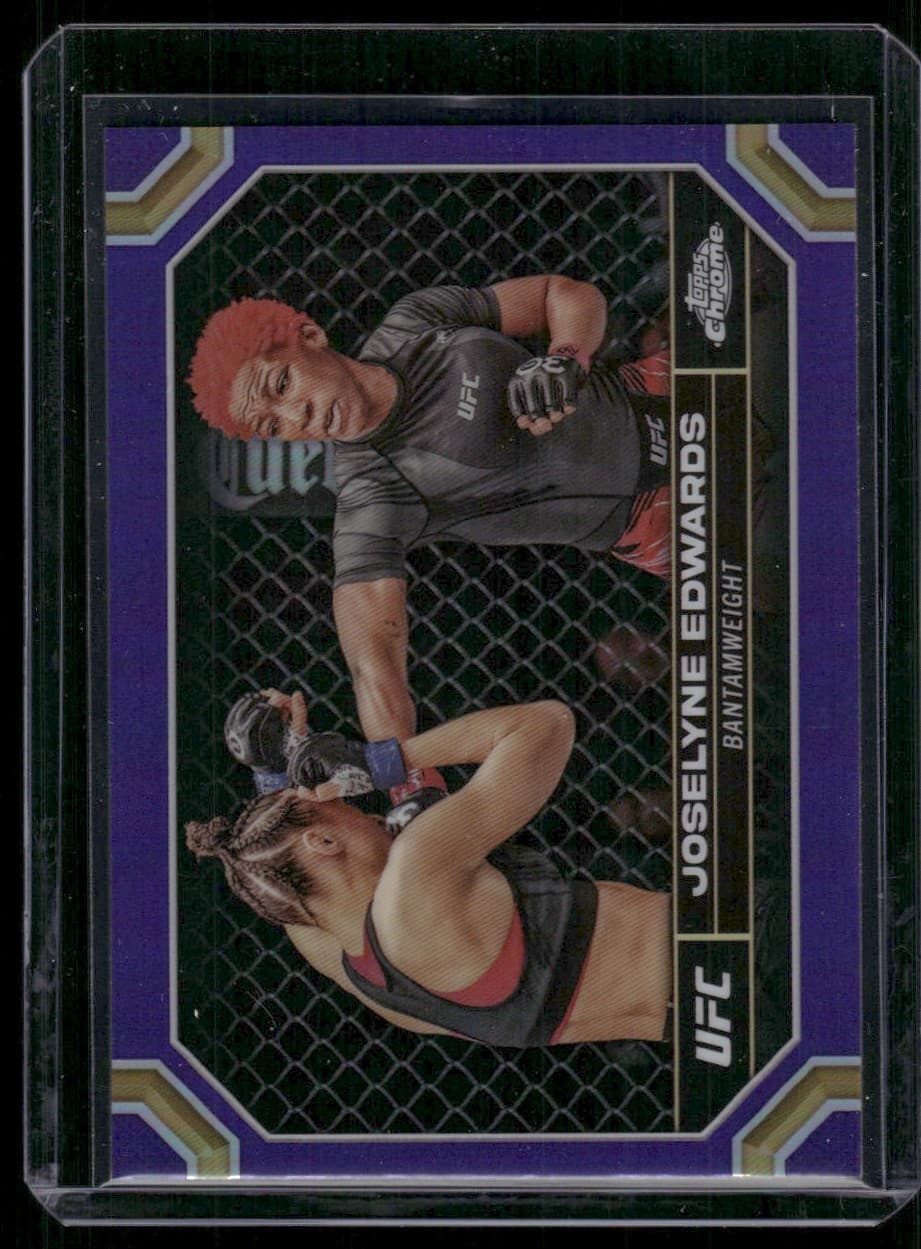 Joselyne Edwards 2024 Topps Chrome 2024 Topps Chrome purple-refractor