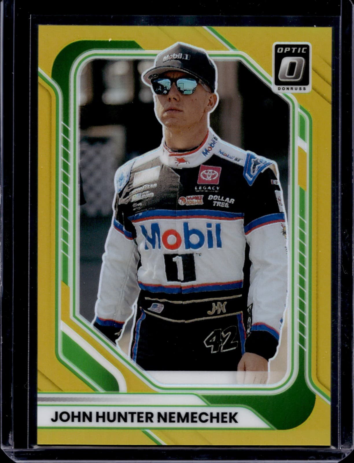 John Hunter Nemechek trading card