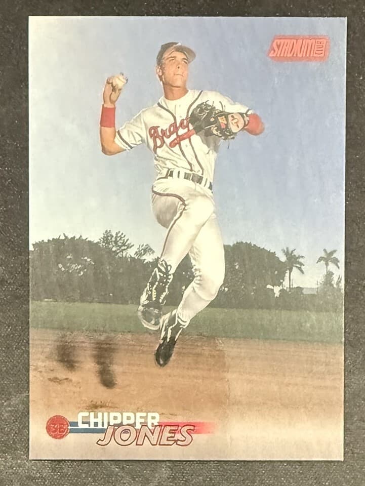 Baseball Chipper Jones 2023 Topps Stadium Club 2023 Topps Stadium Club