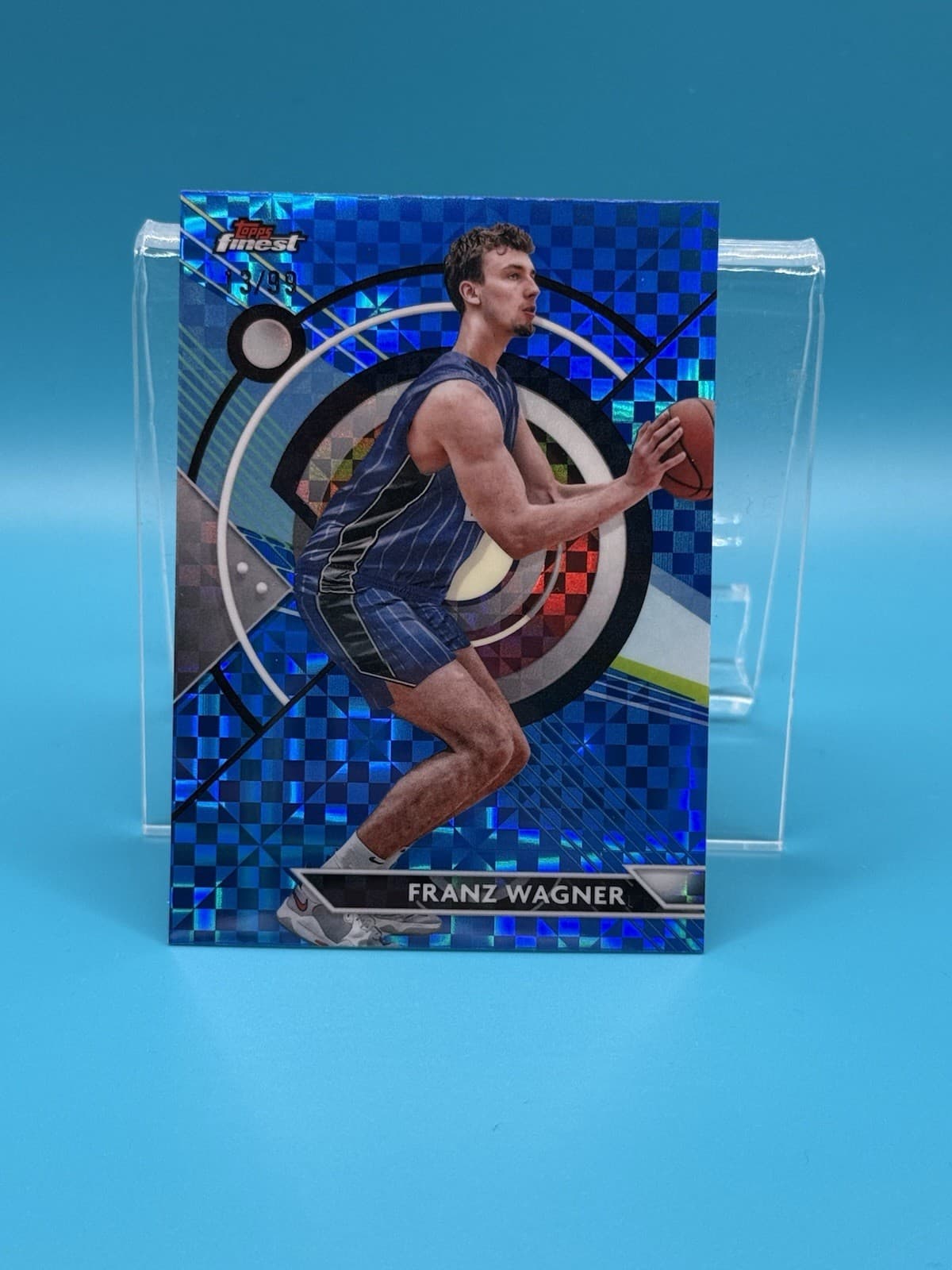 Franz Wagner Blue 2023 Topps Finest 2023 Topps Finest