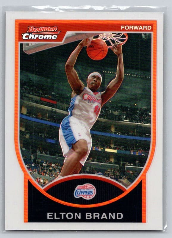 Refractors Elton Brand 2007 Bowman Chrome 2007 Bowman Chrome