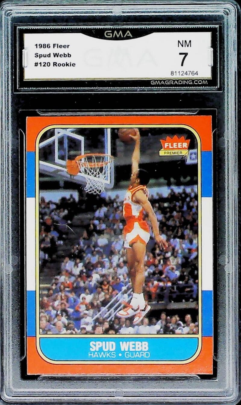 Spud Webb Atlanta 1986 Fleer 1986 Fleer
