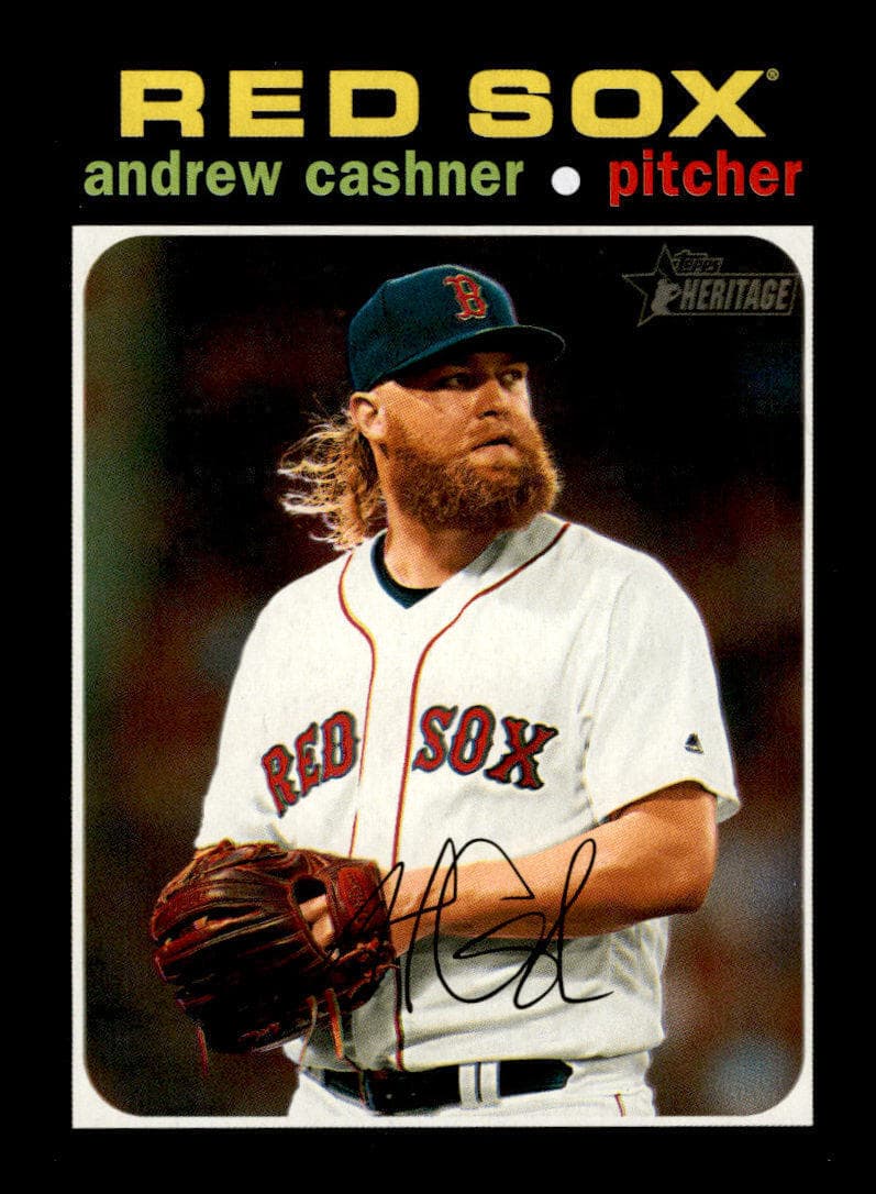 Andrew Cashner Boston 2020 Topps Heritage 2020 Topps Heritage