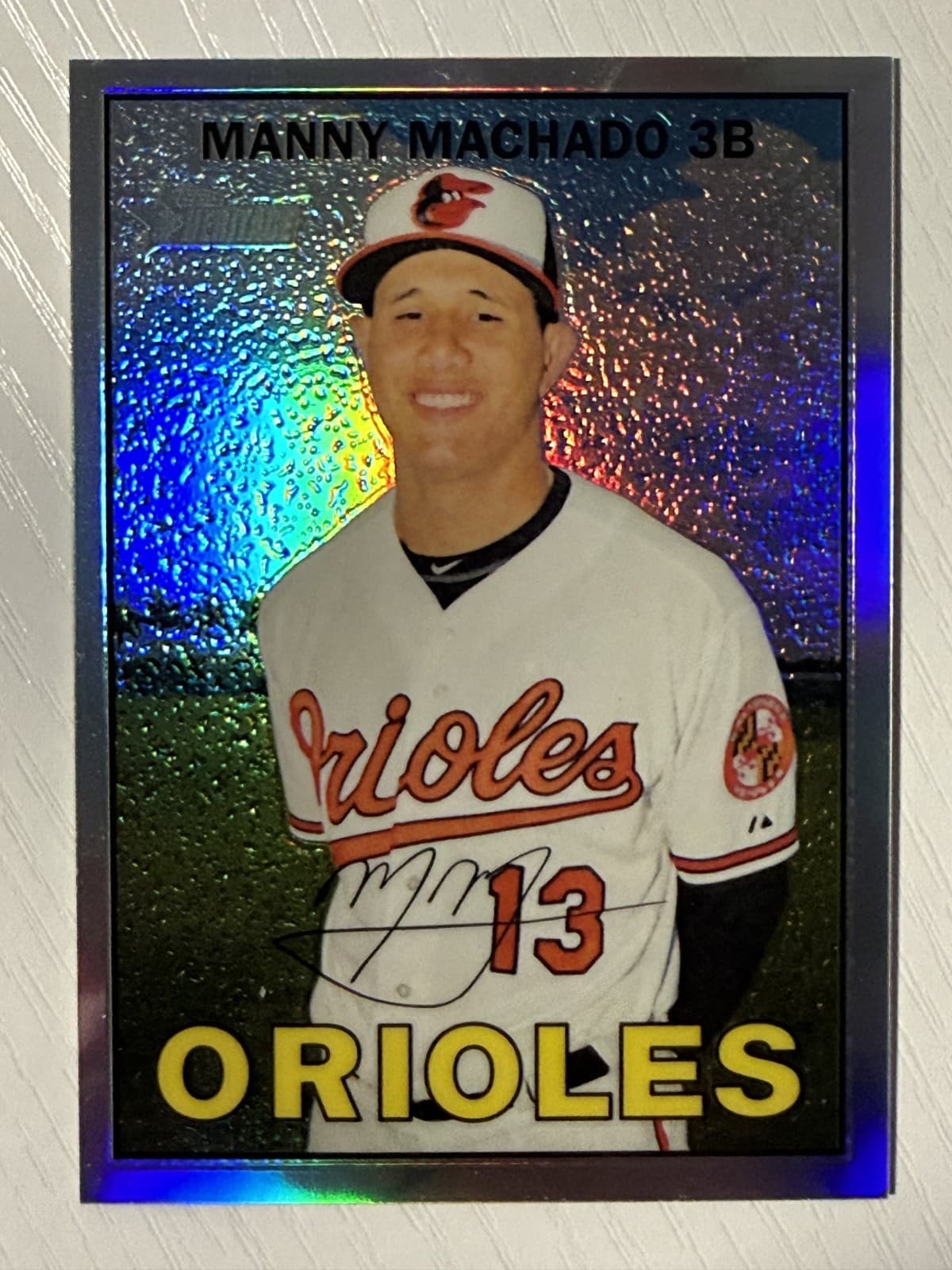 Manny Machado Orioles 2016 Topps Heritage
