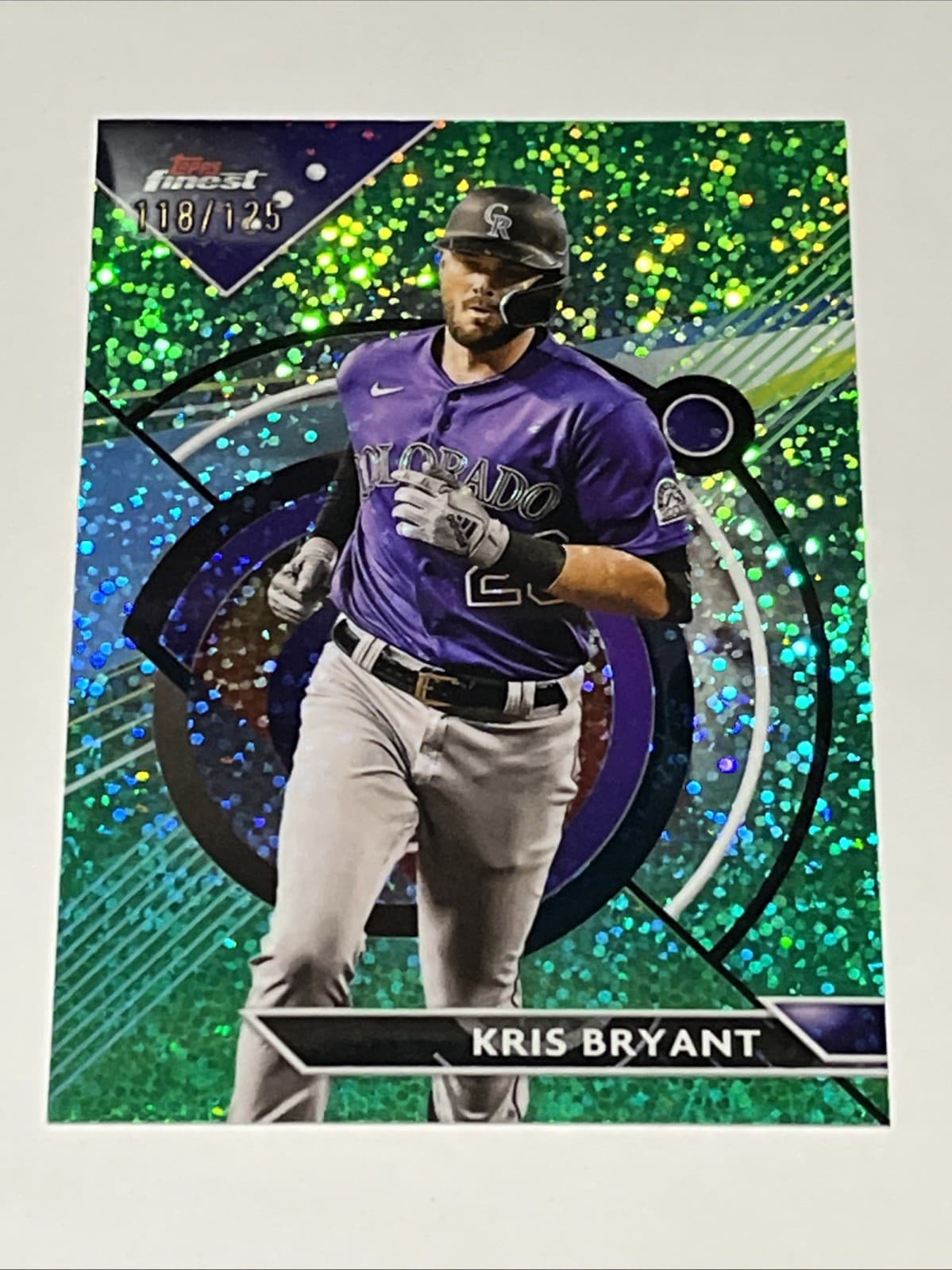 Green Speckle 2023 Topps Finest 2023 Topps Finest