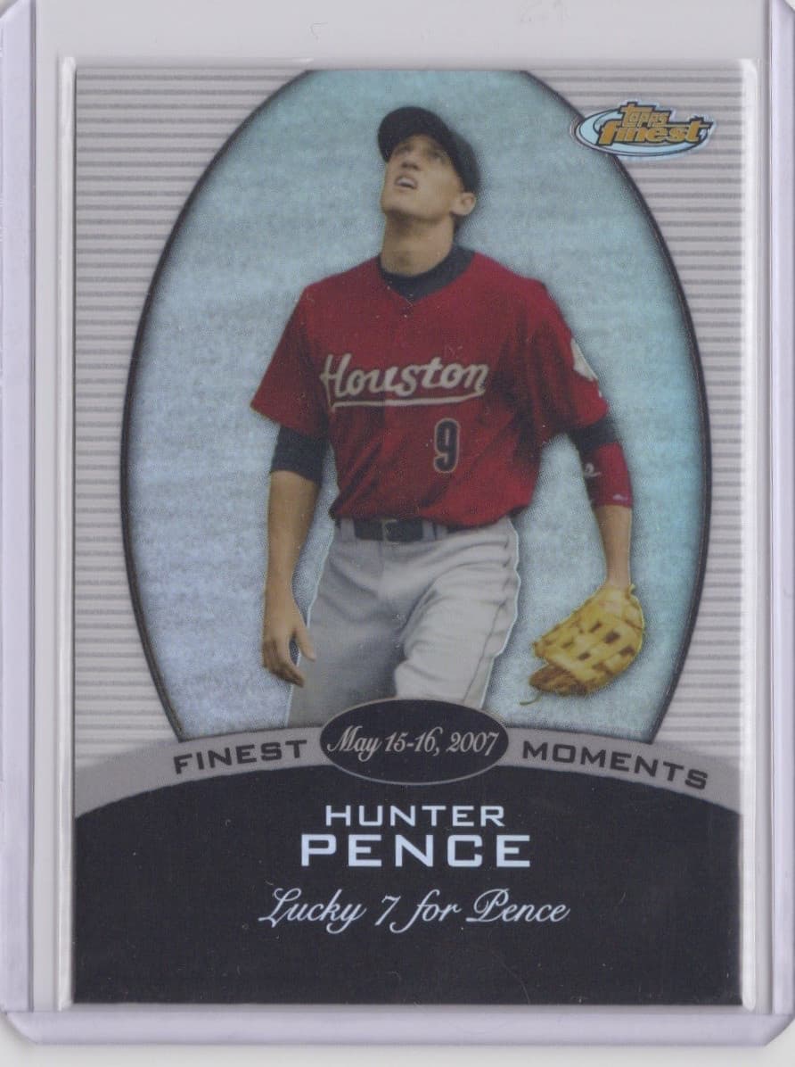 Moments Hunter Pence 2008 Topps Finest 2008 Topps Finest refractor
