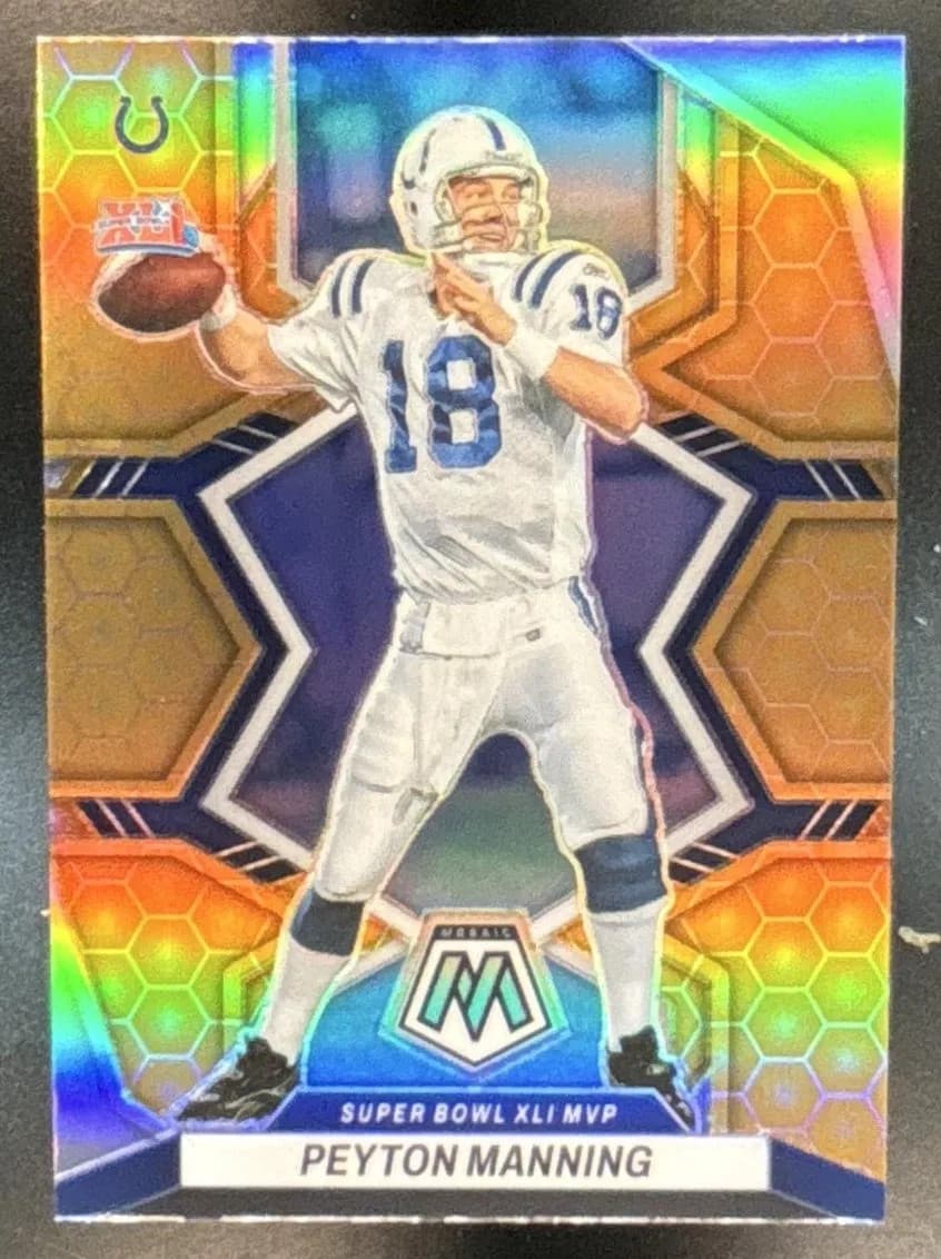 Peyton Manning Honeycomb 2022 Panini Mosaic 2022 Panini Mosaic