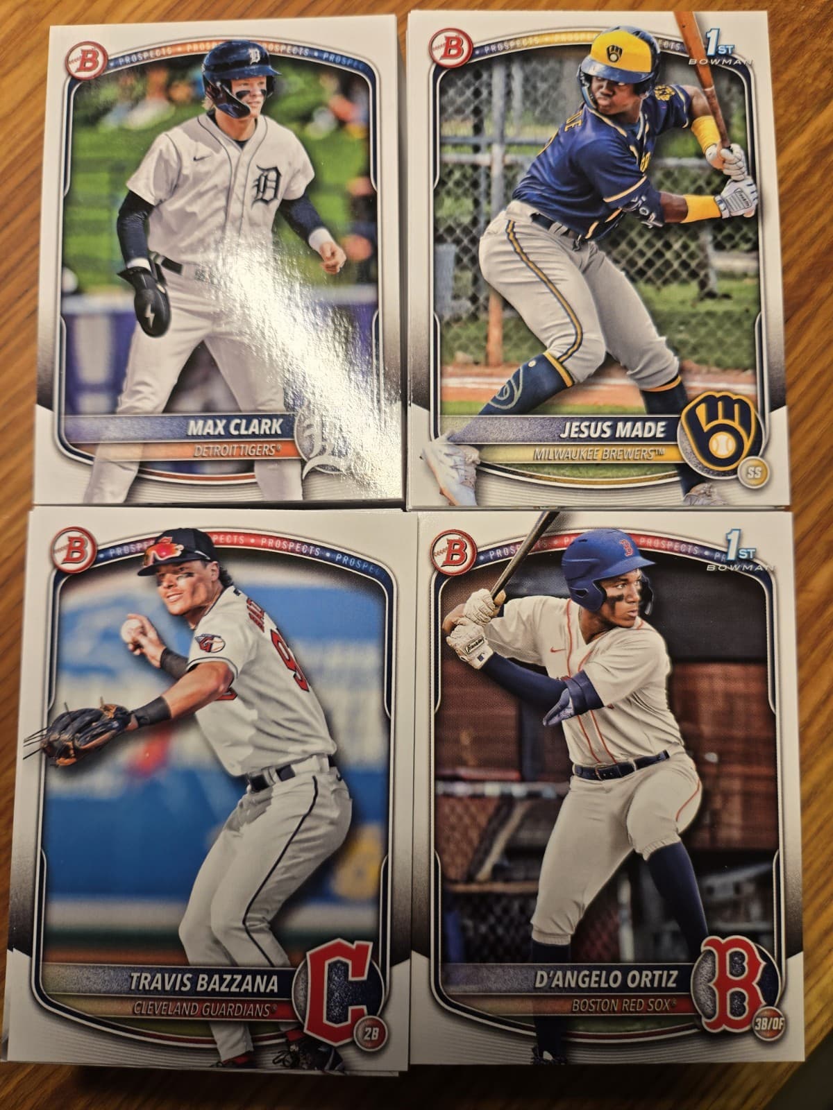 baseball paper Prospects BP1-B 2025 Bowman