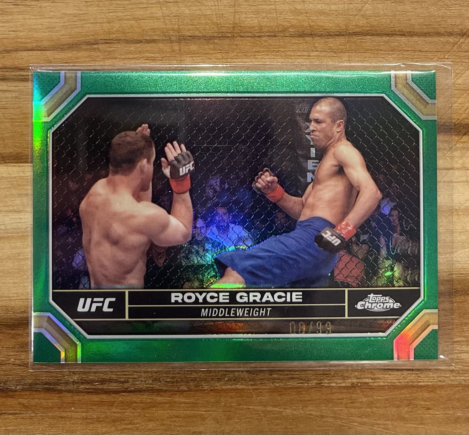 Royce Gracie 2024 Topps Chrome 2024 Topps Chrome green-refractor