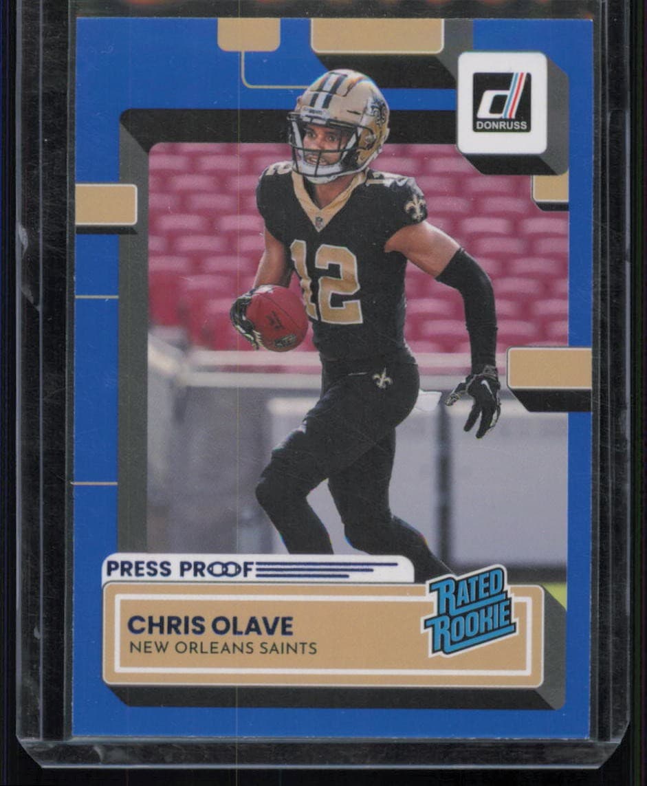 Chris Olave Blue 2022 Donruss 2022 Donruss blue