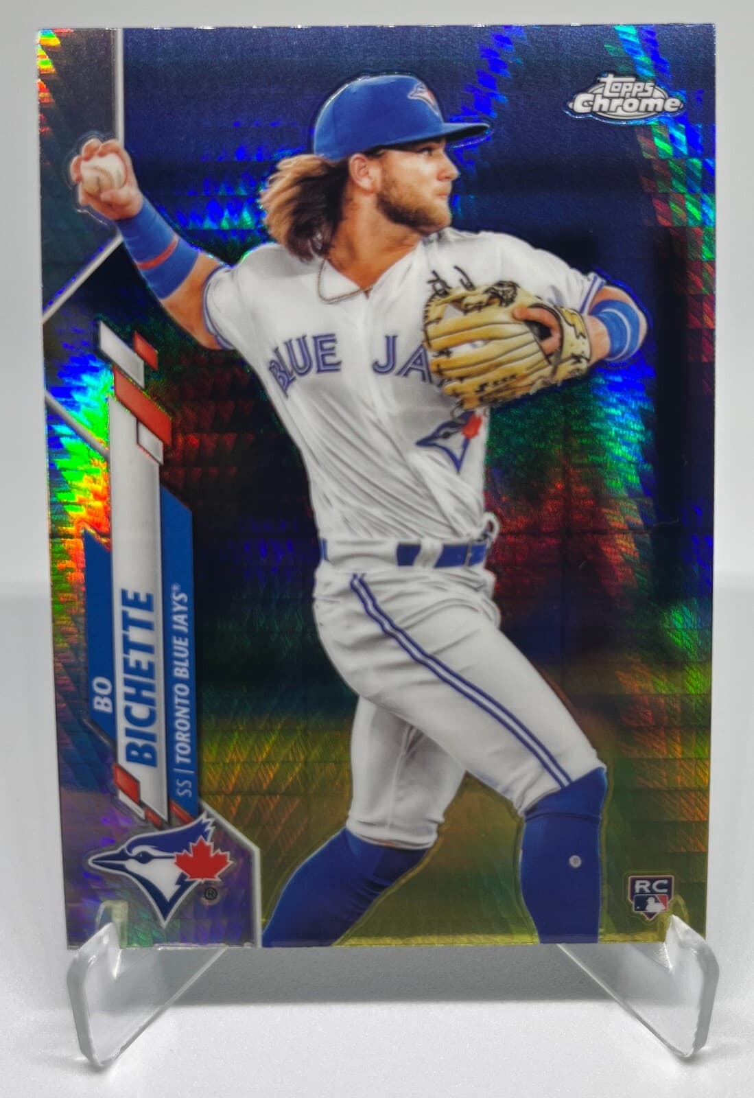 Bo Bichette Prism 2020 Topps Chrome 2020 Topps Chrome refractor