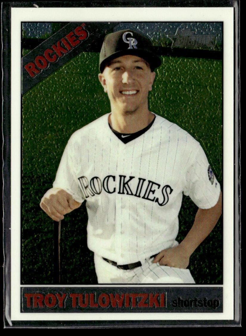 Troy Tulowitzki 2015 Topps Heritage 2015 Topps Heritage