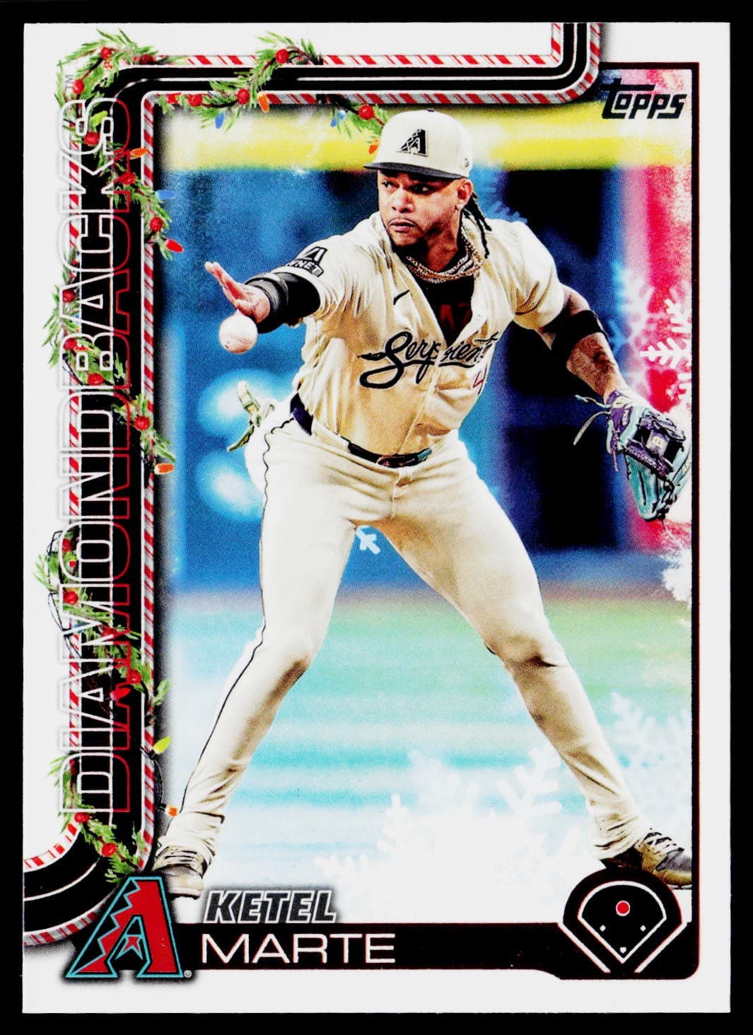 Holiday Ketel Marte 2025 Topps 2025 Topps silver example 1