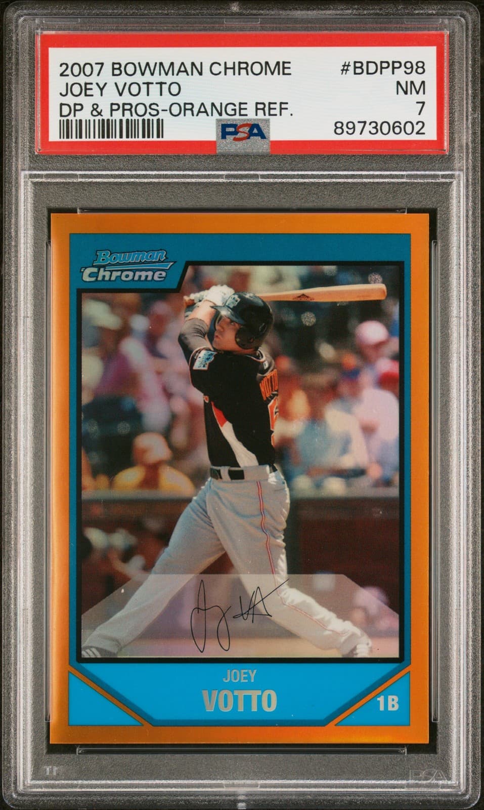 Draft Picks Joey 2007 Bowman Chrome 2007 Bowman Chrome orange-refractor