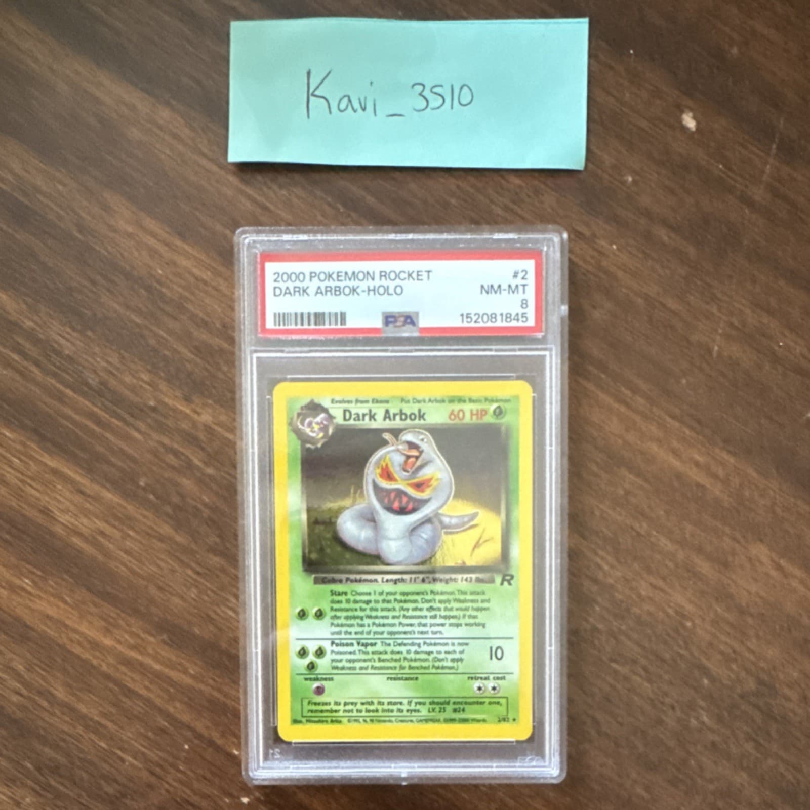 Team Rocket Dark 2000 Unknown 2000 Unknown holo