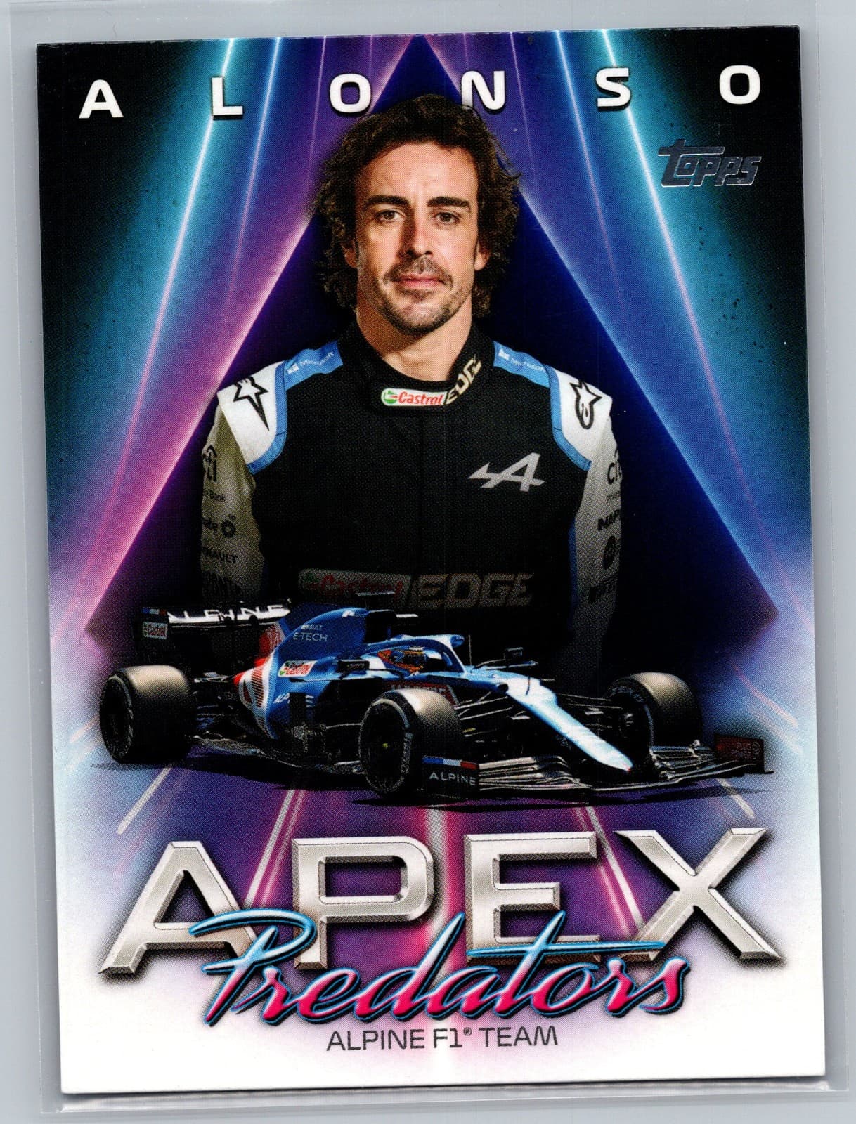 Fernando Alonso Apex 2021 Topps