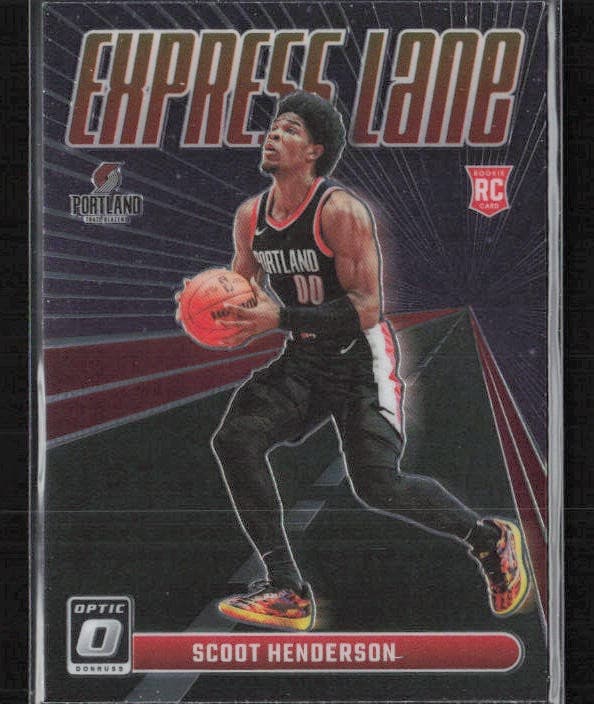 Scoot Henderson Express 2023 Donruss Optic