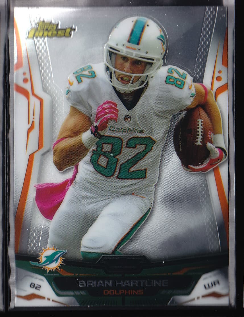 BRIAN HARTLINE DOLPHINS 2014 Topps Finest 2014 Topps Finest