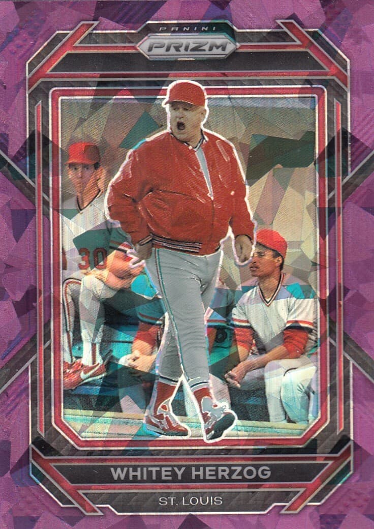 Whitey Herzog trading card