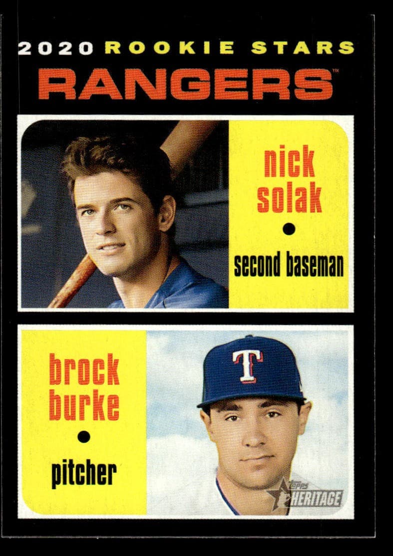Nick Solak 2020 Topps Heritage 2020 Topps Heritage
