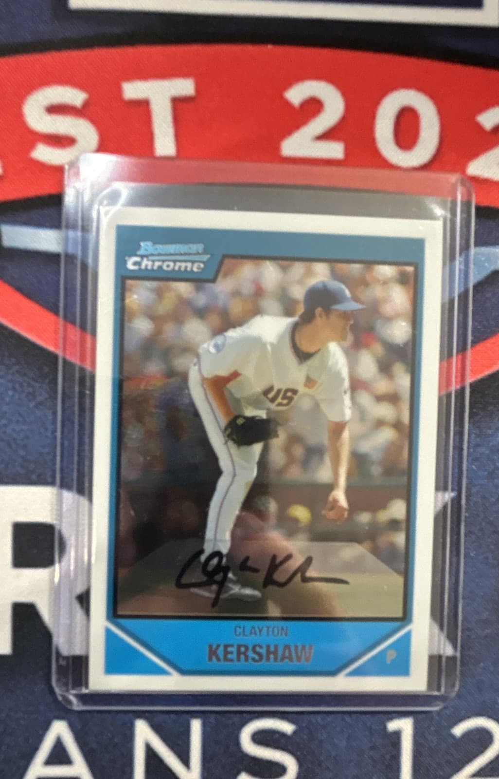 Clayton Kershaw 2007 Bowman Draft