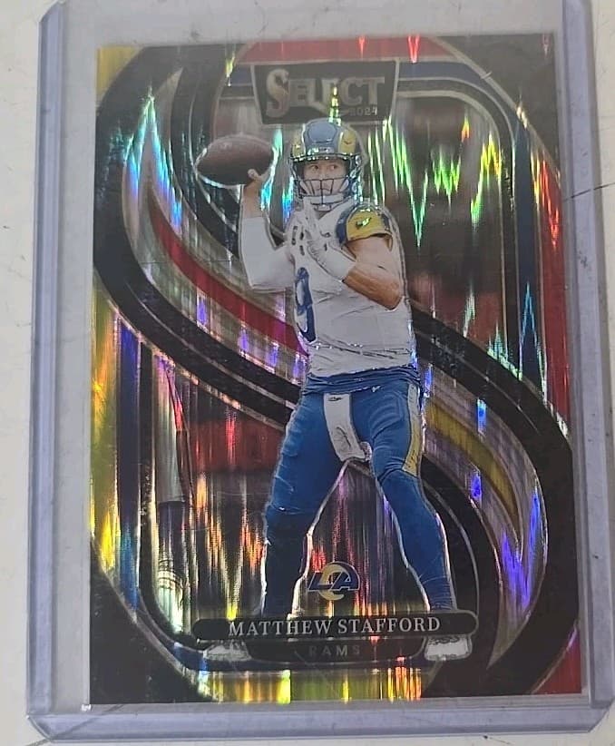 Matthew Stafford trading card