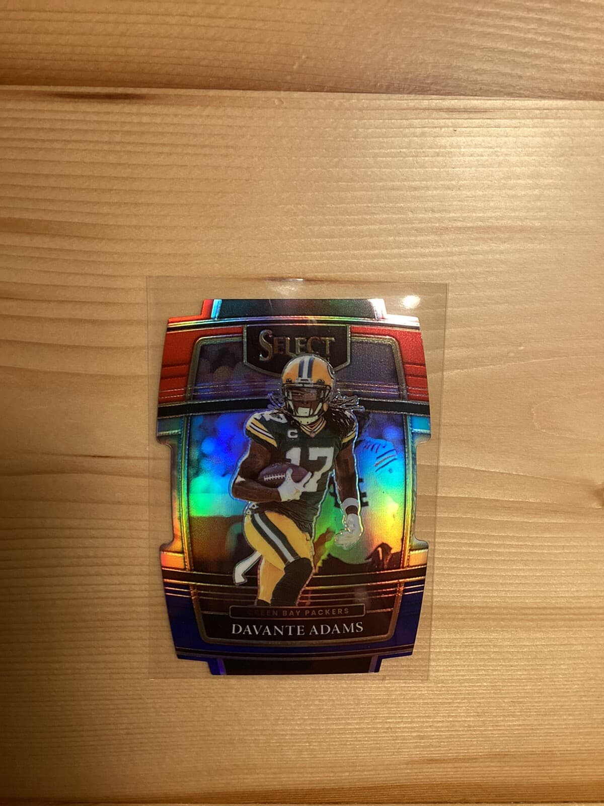 Davante Adams Red 2021 Panini Select 2021 Panini Select blue-red