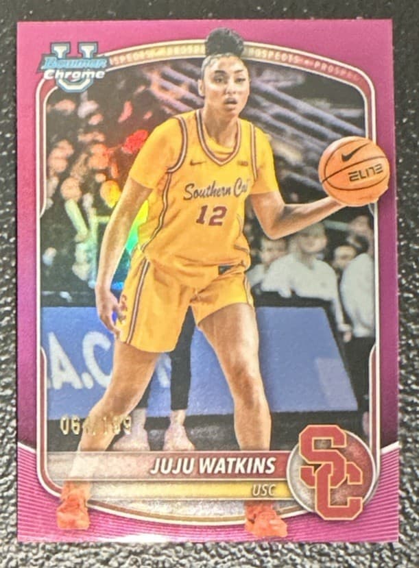 -26 Basketball JUJU WATKINS Pi 2025 Bowman Chrome 2025 Bowman Chrome