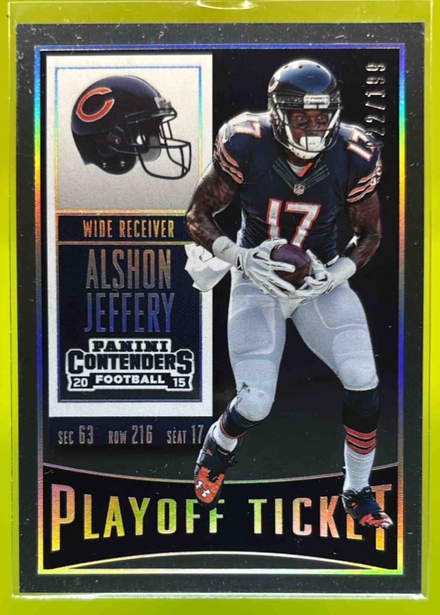 Contenders Alshon Jeffery 2015 Unknown 2015 Unknown