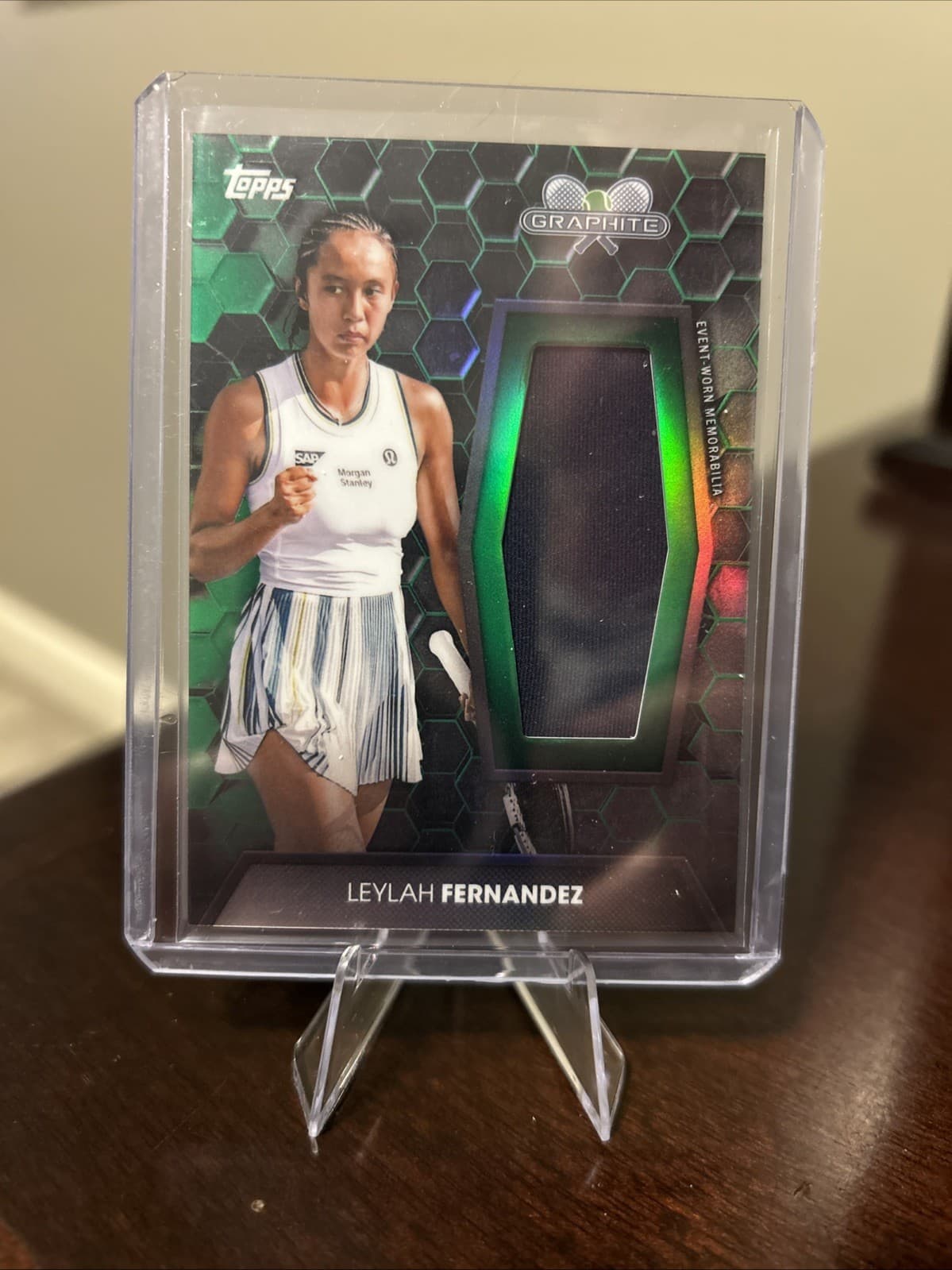 Graphite Leylah Fernandez 2026 Topps 2026 Topps green-refractor