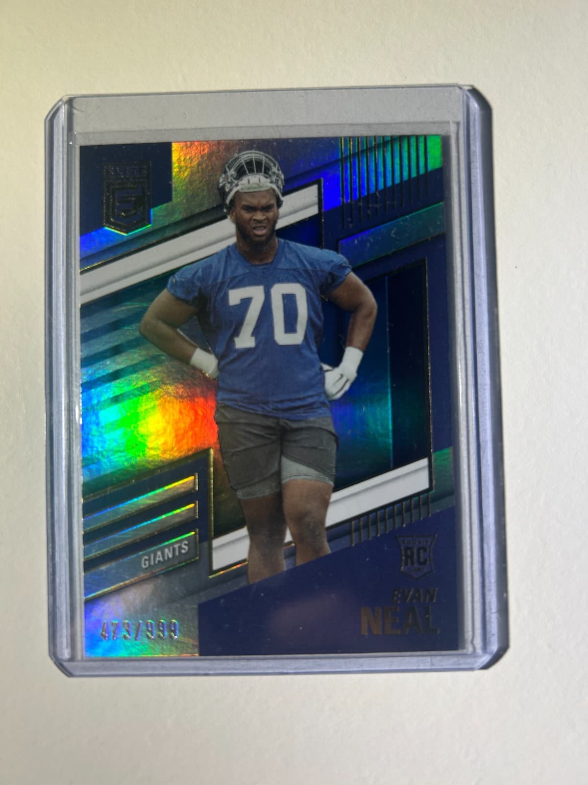 Evan Neal Elite 2022 Donruss 2022 Donruss