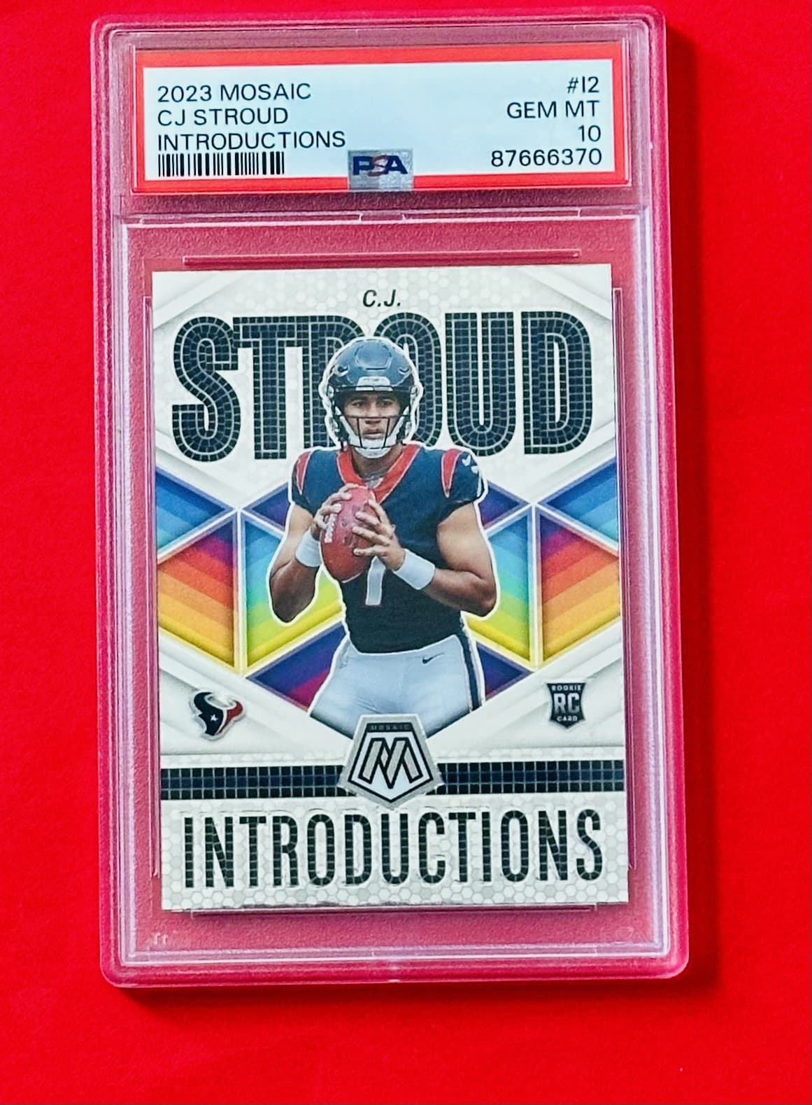 - Introductions C.J. Stroud -2 2023 Panini Mosaic