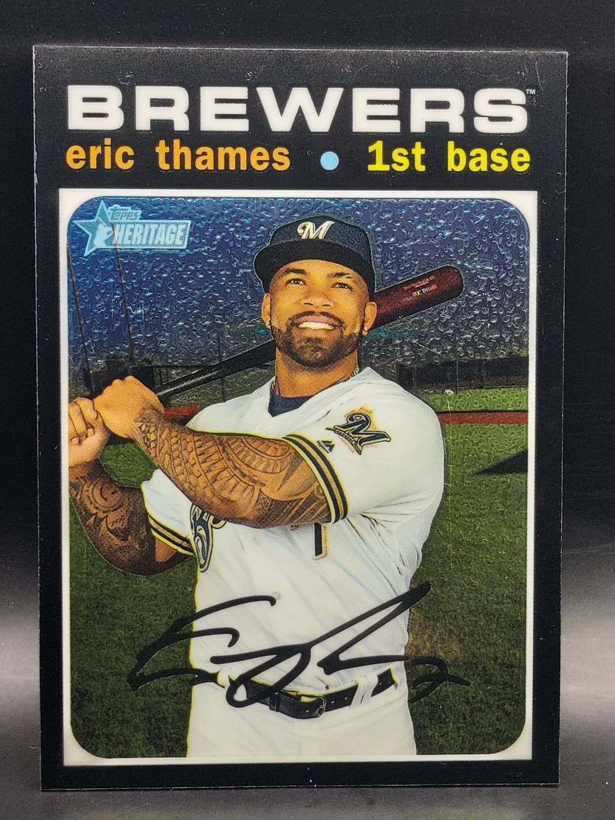 Eric Thames Exclusives 2020 Topps Heritage 2020 Topps Heritage