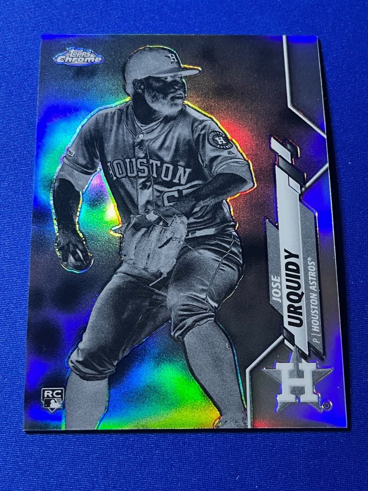 Jose Urquidy Negative 2020 Topps Chrome 2020 Topps Chrome refractor