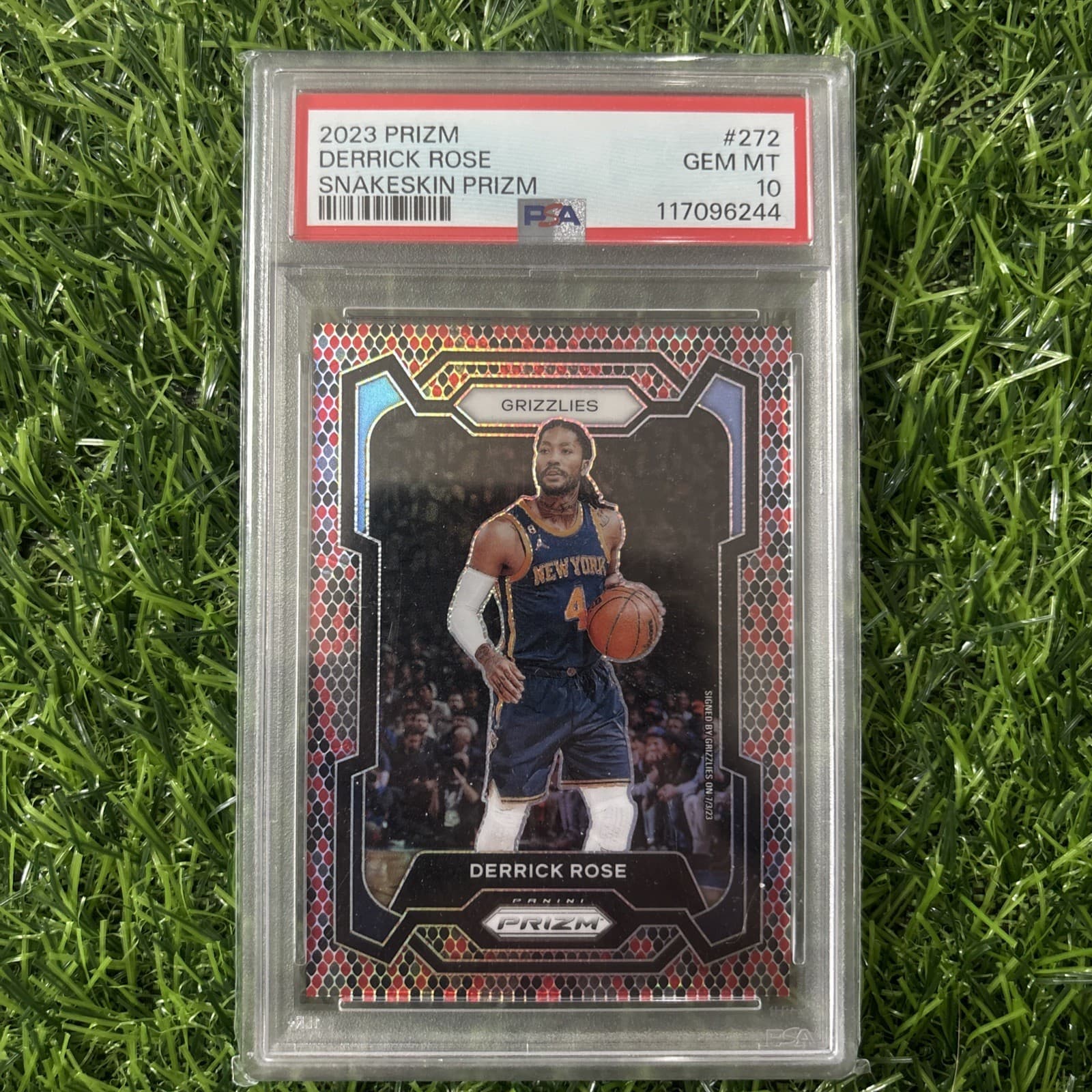 Derrick Rose Snake 2023 Panini Prizm