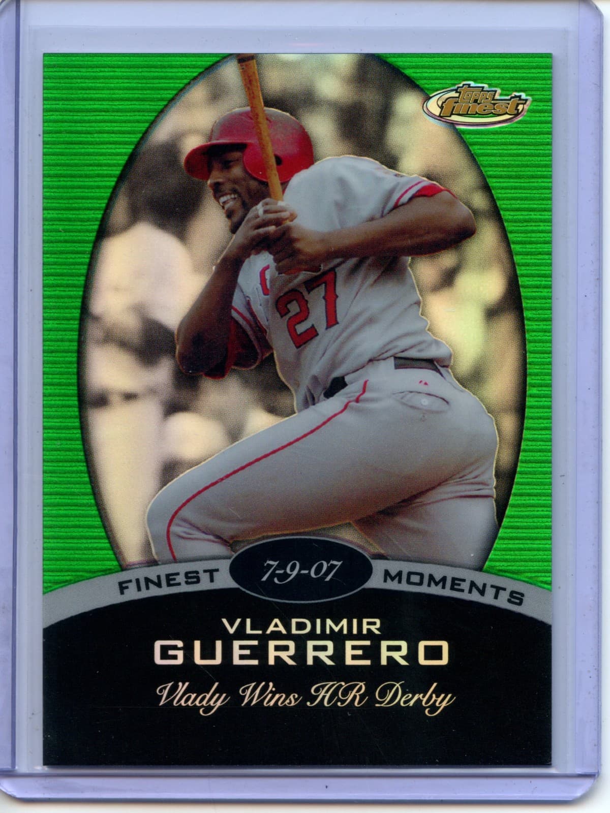 Vladimir Guerrero 2008 Topps Finest 2008 Topps Finest green-refractor
