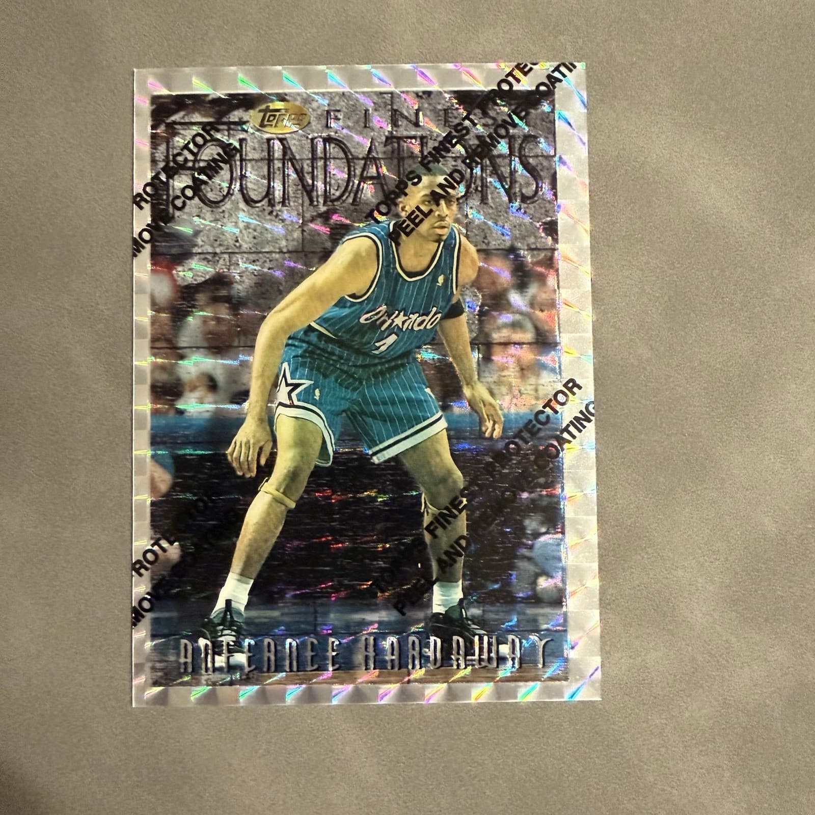 Uncommon Silver Anfernee 1996 Topps Finest 1996 Topps Finest refractor-silver