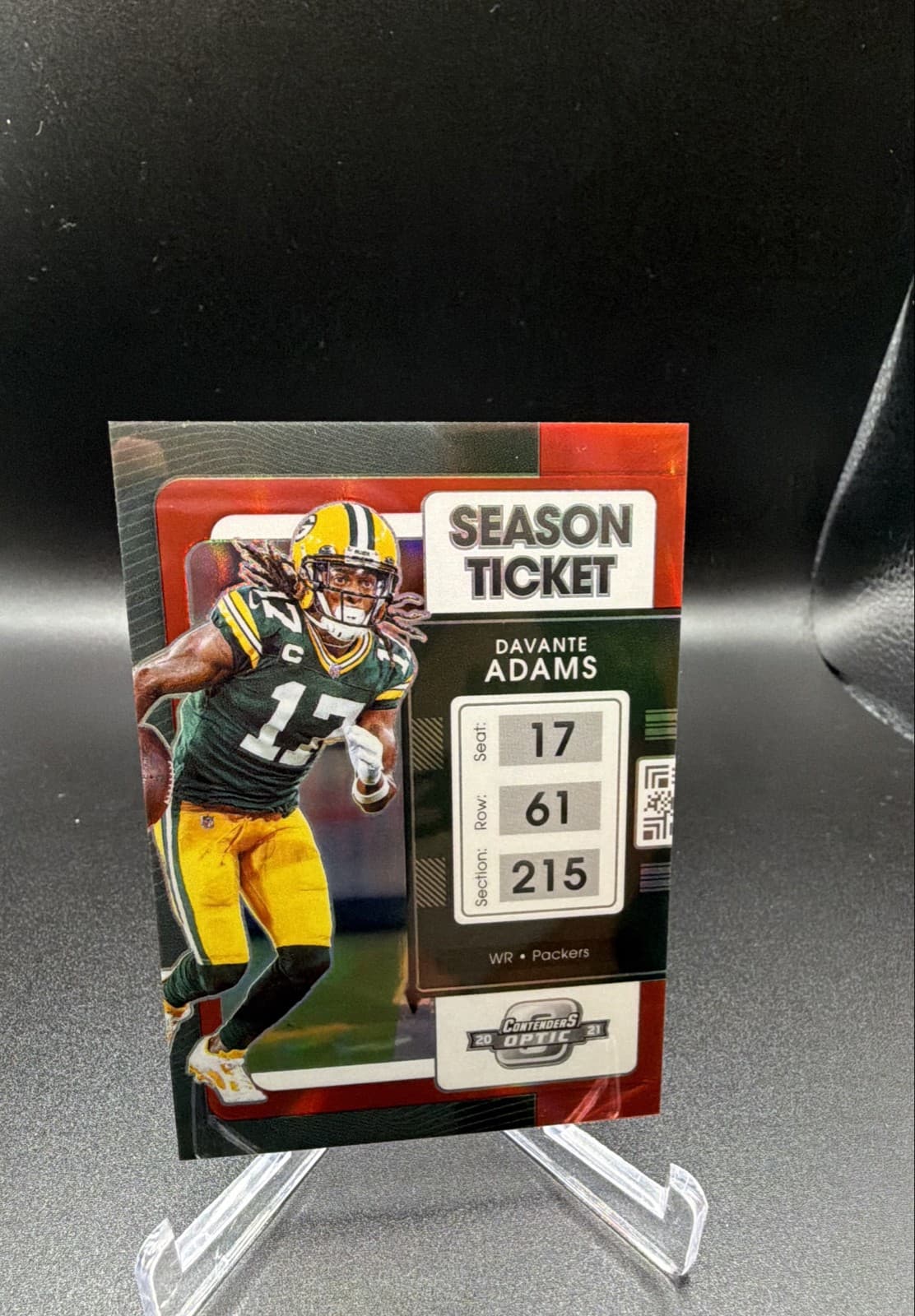 Season Ticket Davante 2021 Panini Contenders 2021 Panini Contenders red