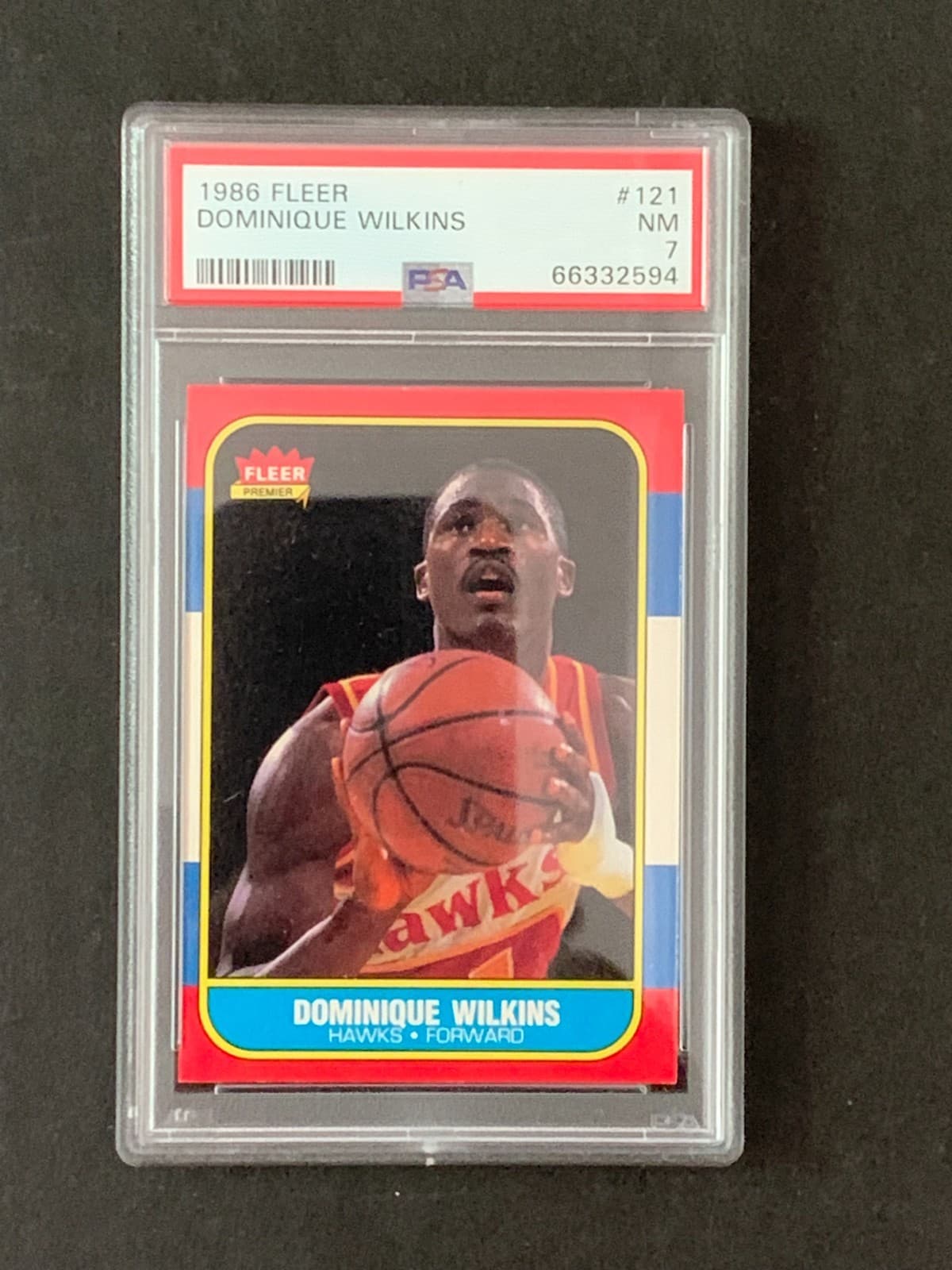 Dominique Wilkins Atlanta 1986 Fleer 1986 Fleer