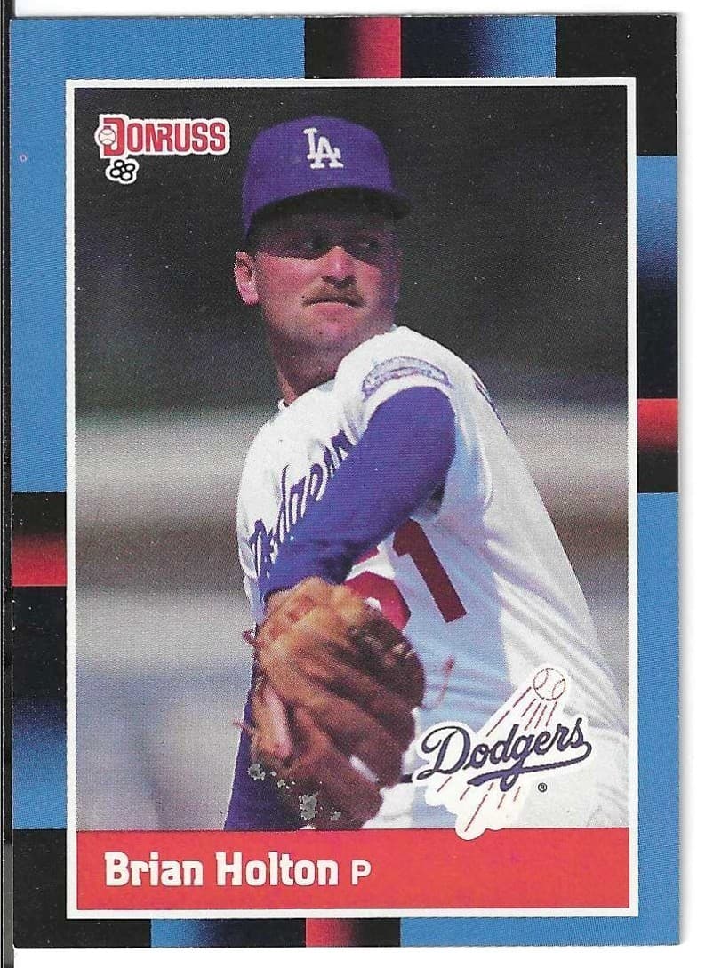 BASEBALL BRIAN HOLTON 1988 Donruss