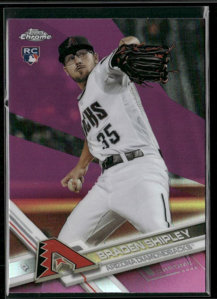 Braden Shipley Pink 2017 Topps Chrome 2017 Topps Chrome pink-refractor