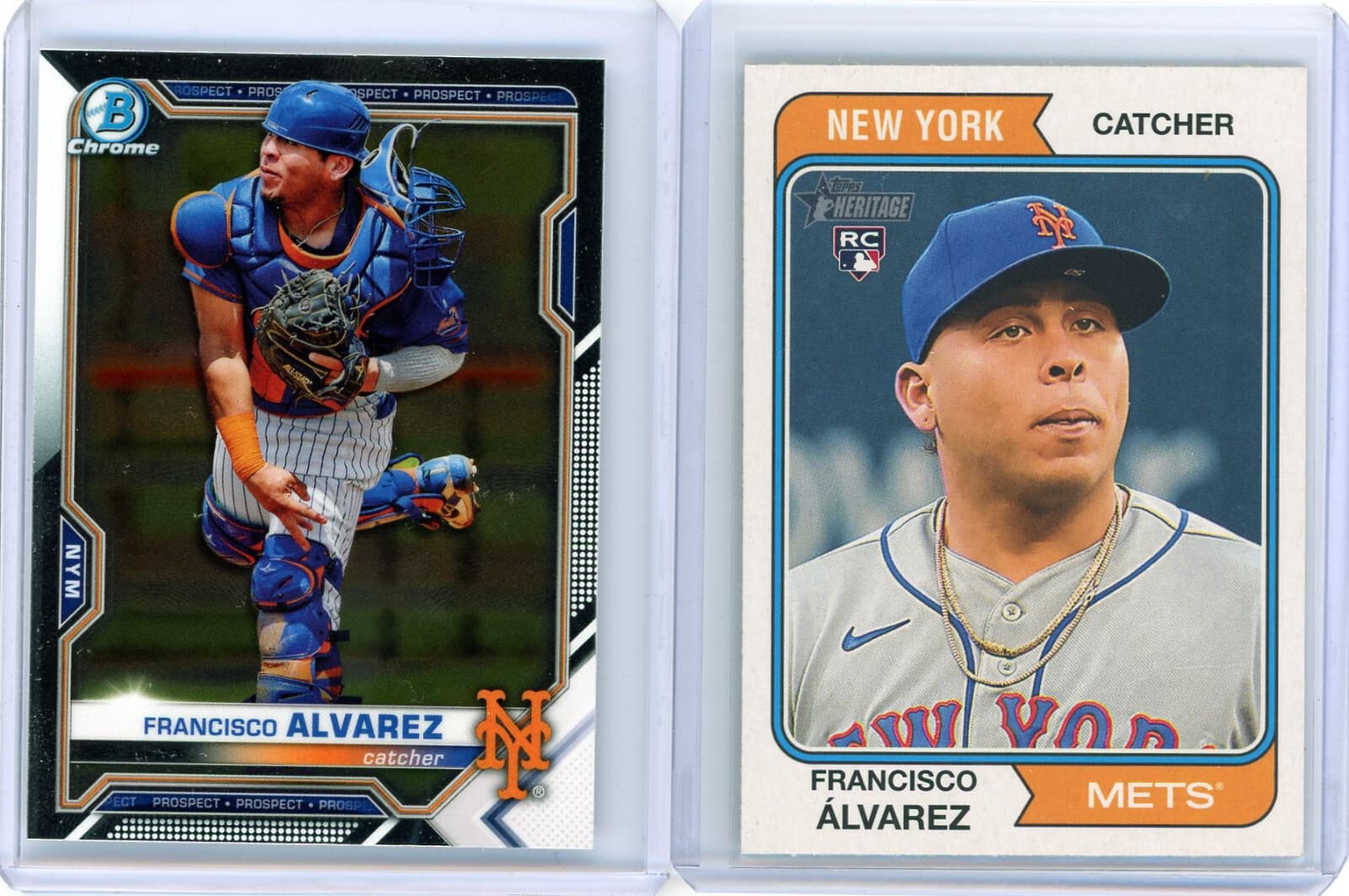 ⚾ 2 - FRANCISCO ALVAREZ BOWMAN 2021 Topps Heritage 2021 Topps Heritage