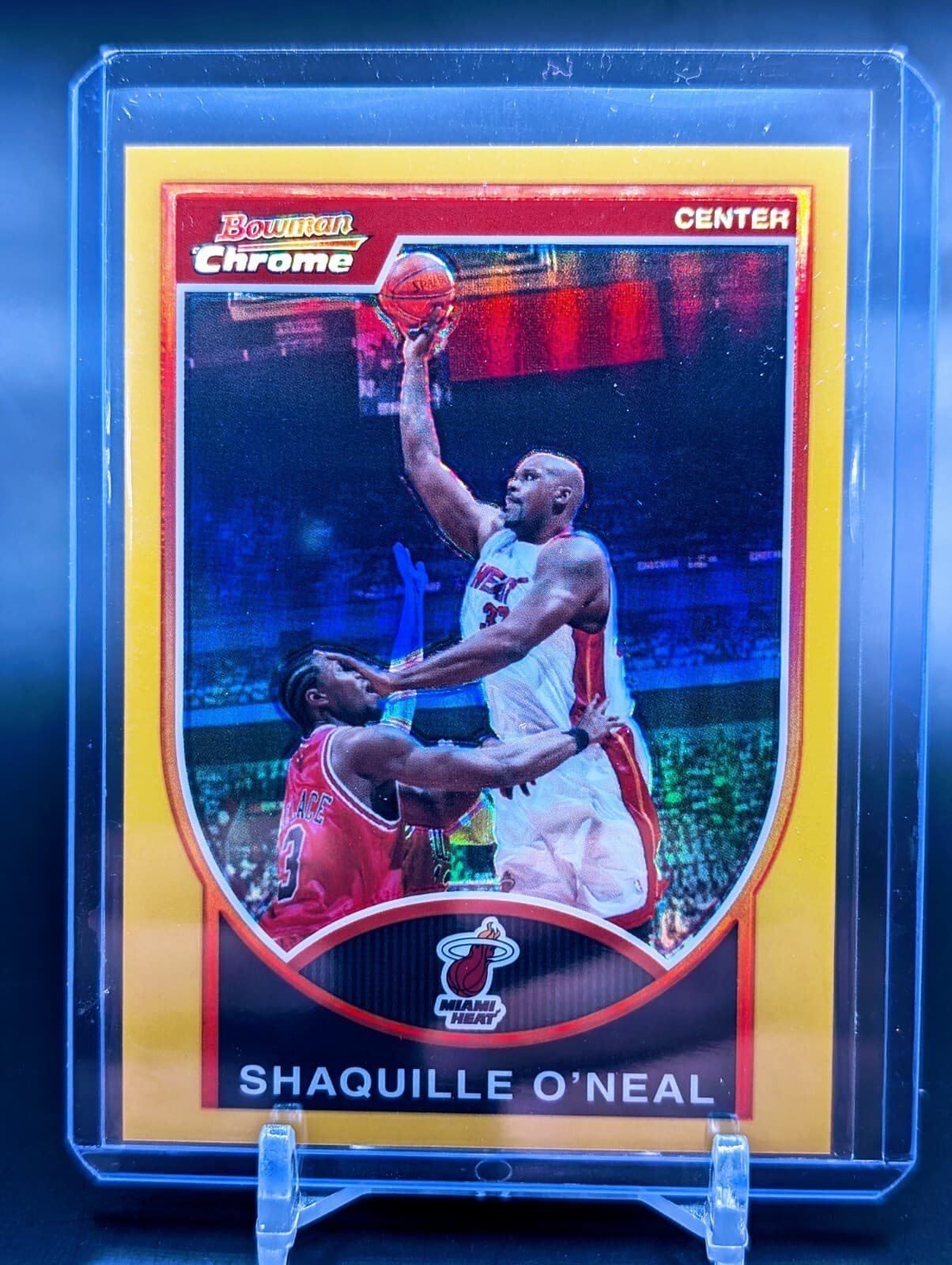 Gold Shaquille 2007 Bowman Chrome 2007 Bowman Chrome gold-refractor