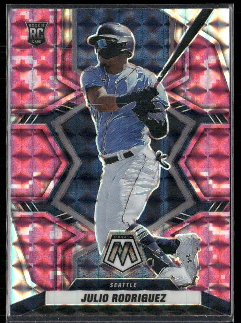 Julio Rodriguez Pink 2022 Panini Mosaic 2022 Panini Mosaic