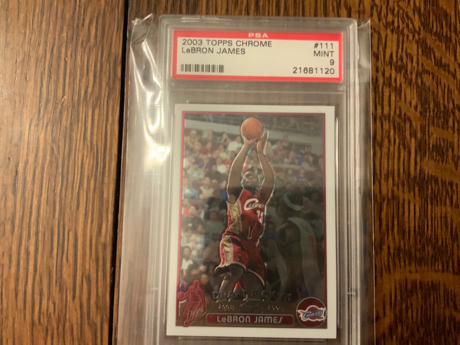 -04 Lebron JAMES iconic 10 re- 2003 Topps Chrome