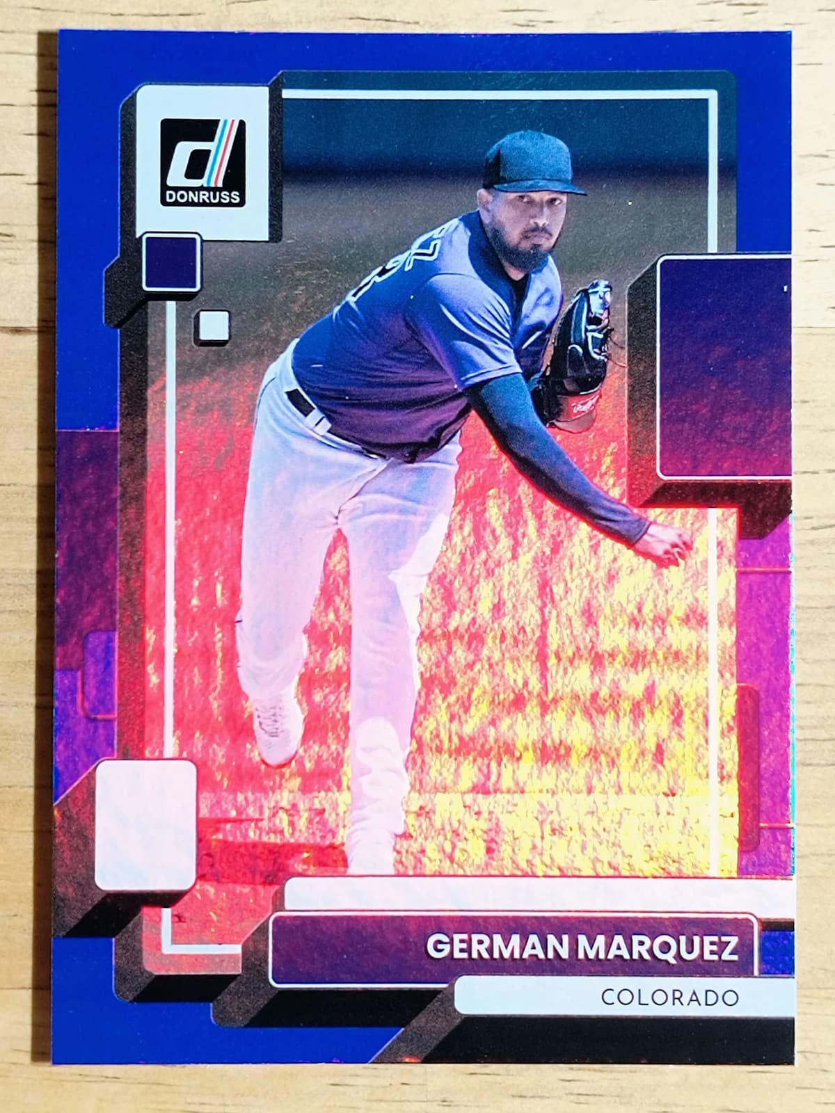 Blue German Marquez 2022 Donruss 2022 Donruss