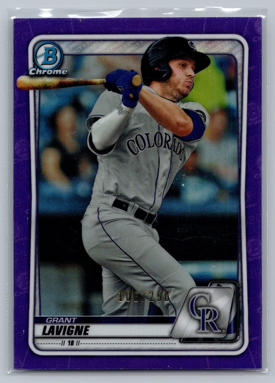Grant Lavigne Prospects 2020 Bowman 2020 Bowman purple